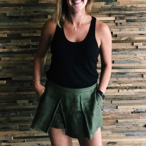 Green skort!